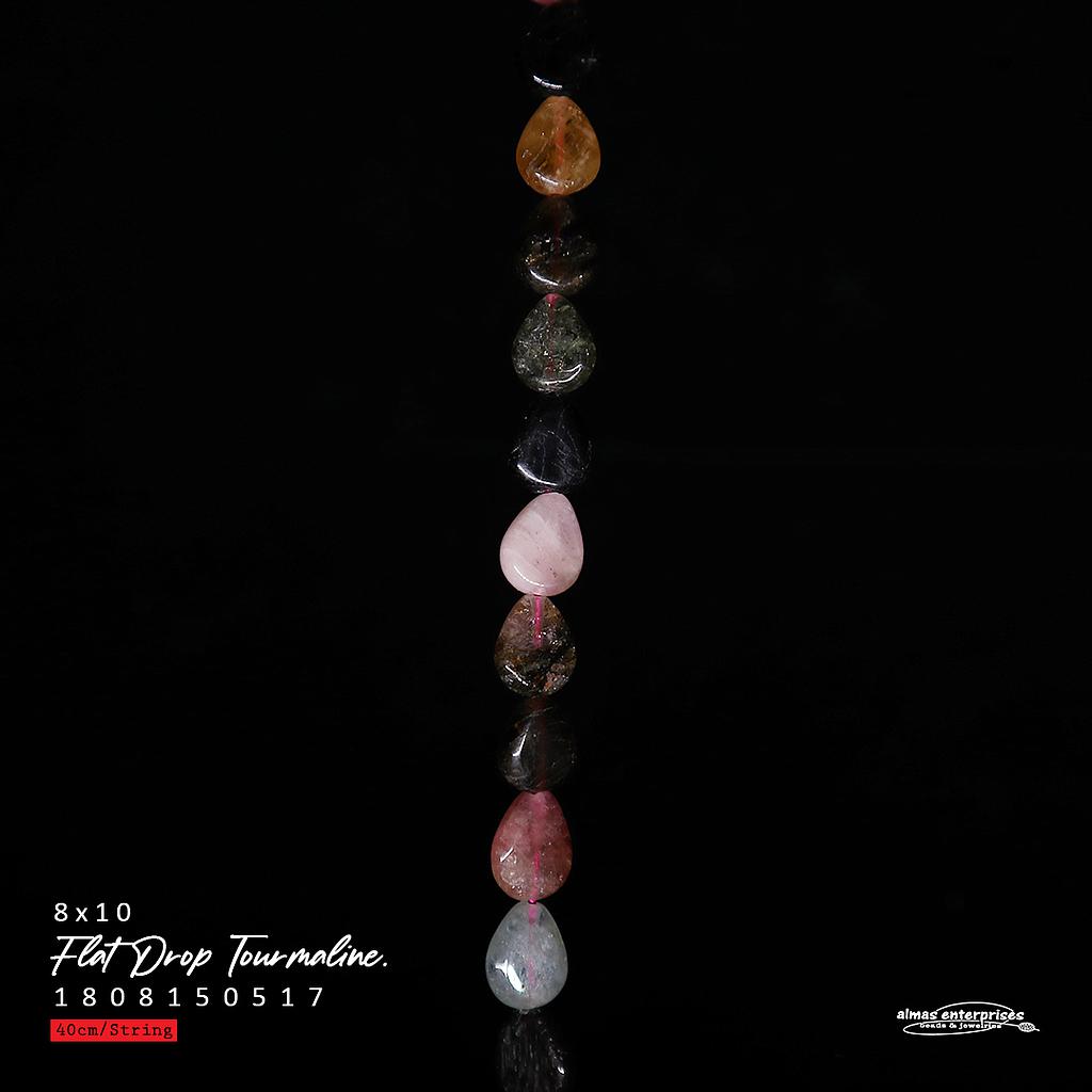Flat Drop 8x10 Tourmaline