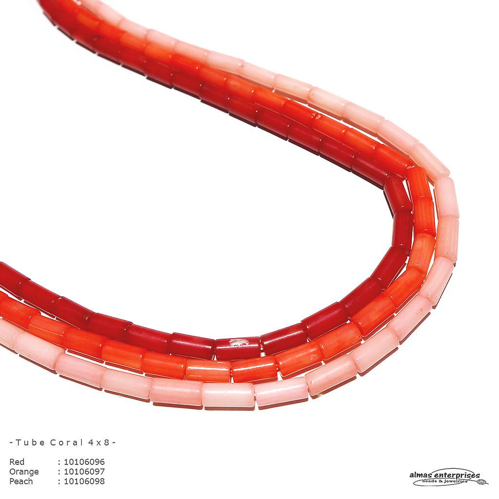 4x8 Tube red Coral