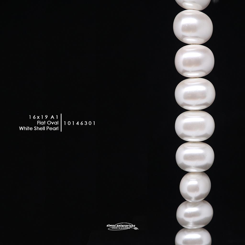 Flat Ovl16x19A1 White Shell.P