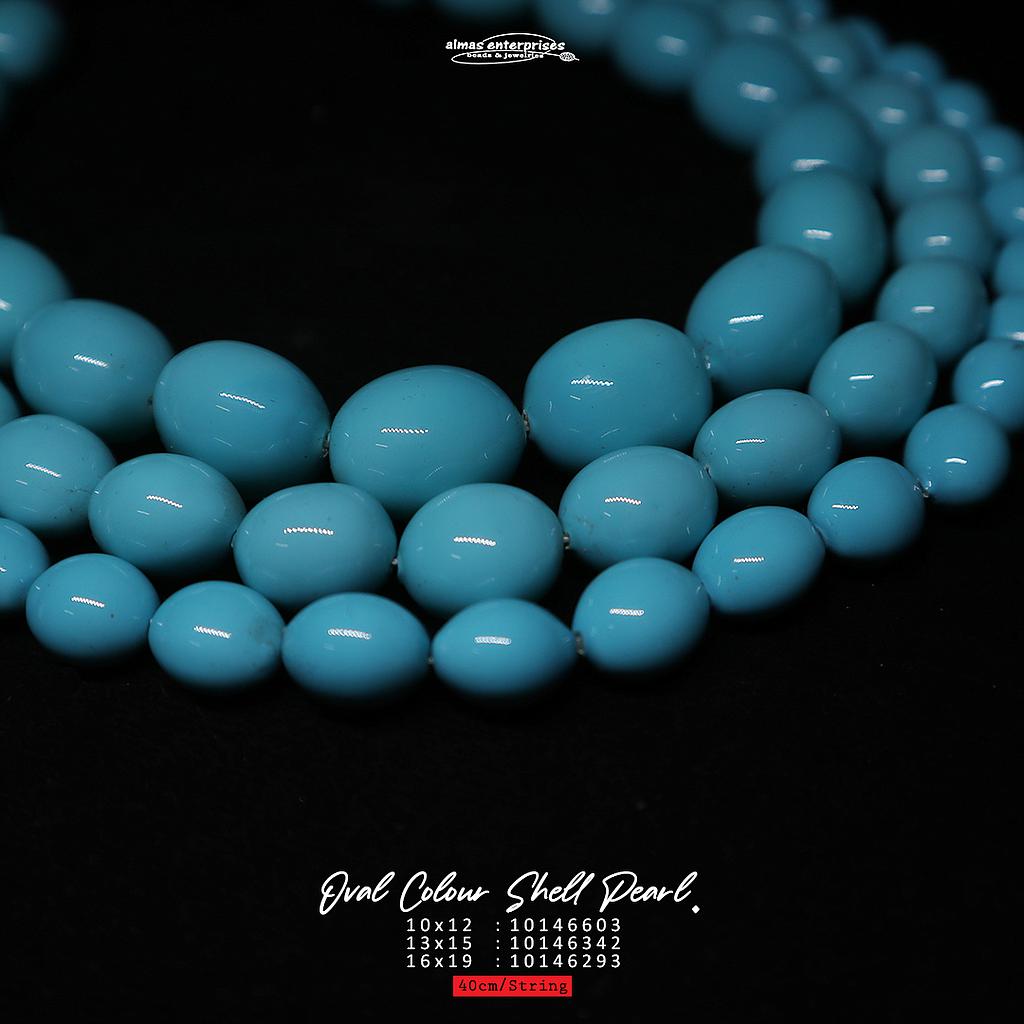 Oval 10x12 Col Shell Pearl