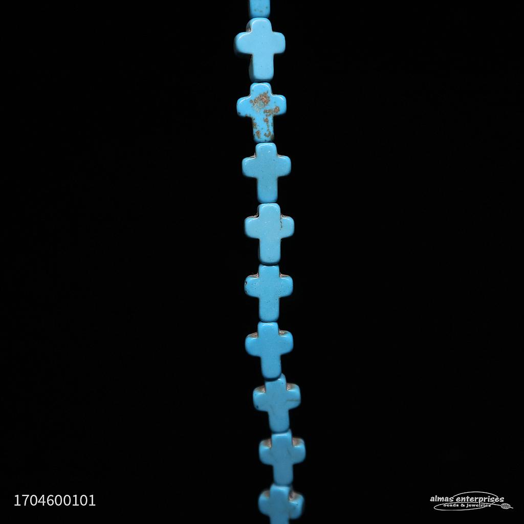 Cross 8x10 Stab Turquoise