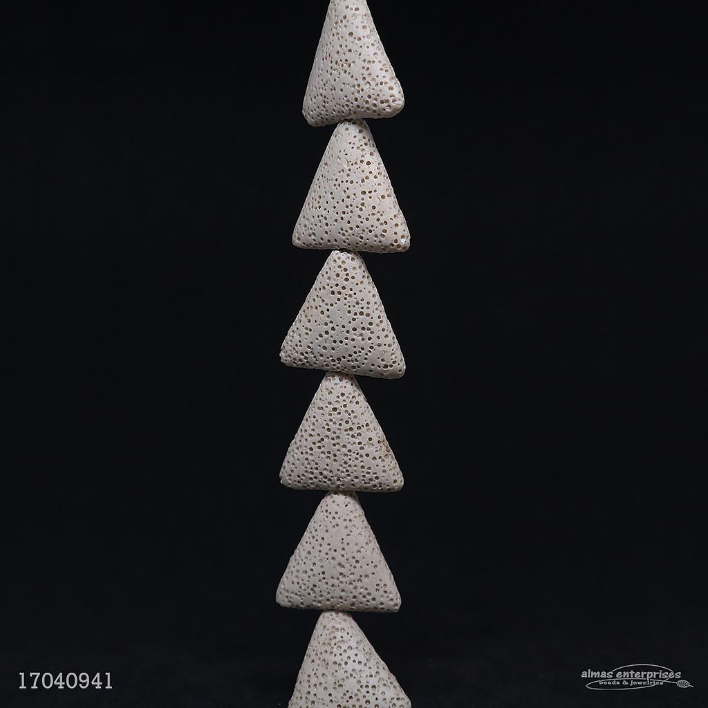 1210 26x25 Beige Lava Beads