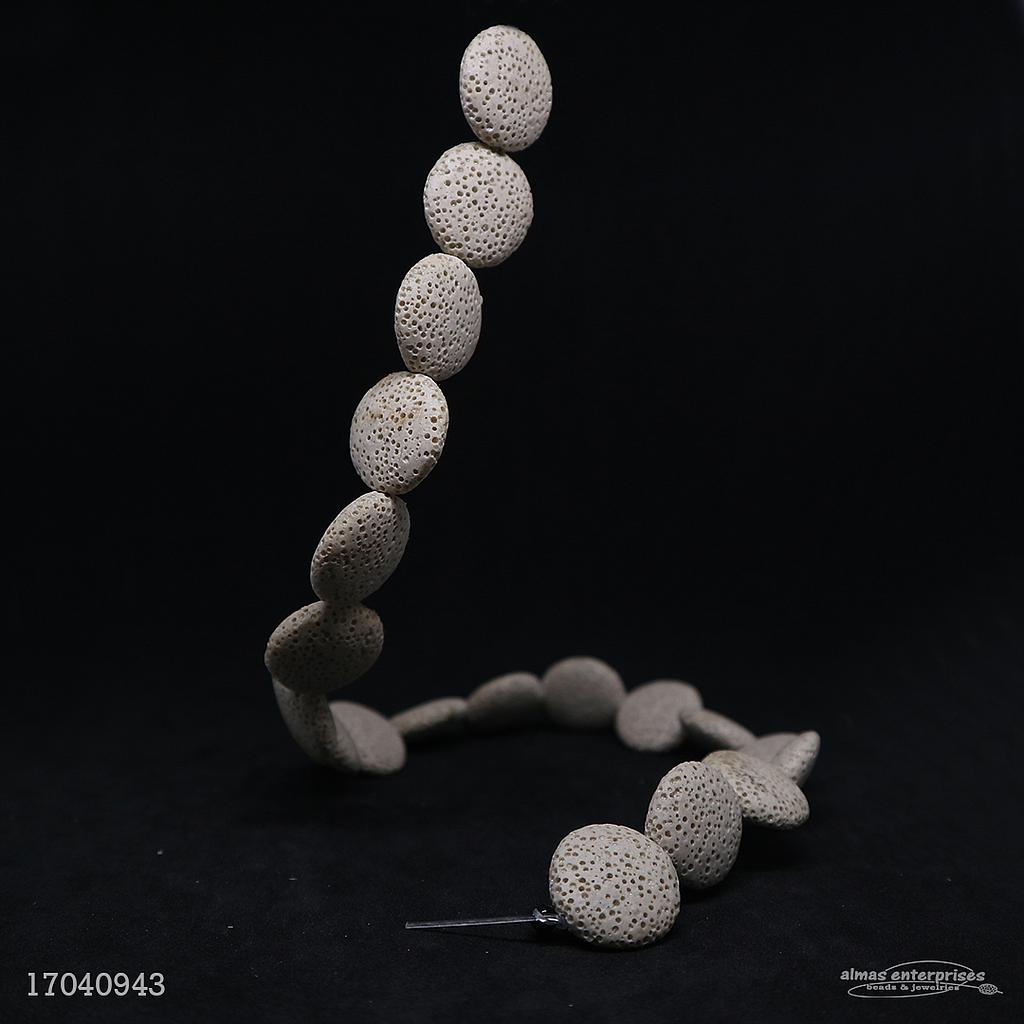 S1201A 20mm Beige Lava Beads
