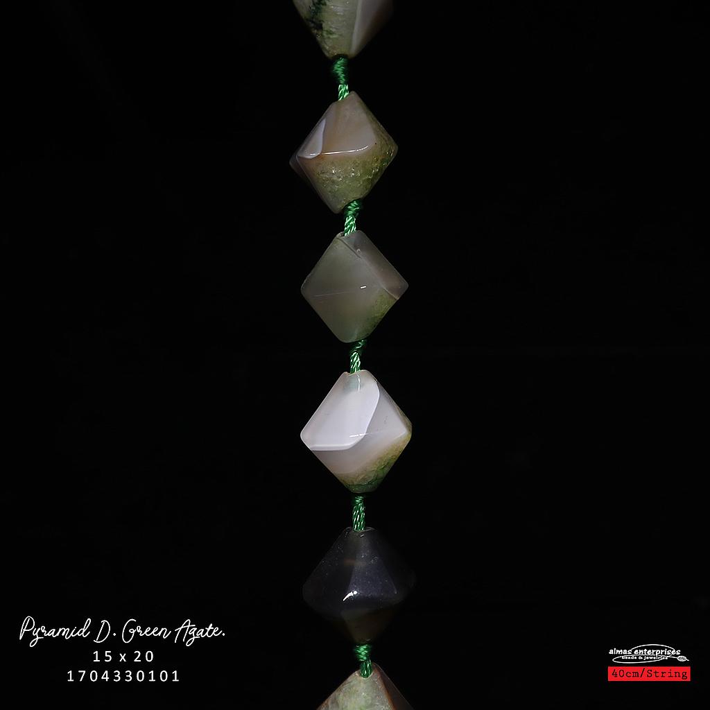 Small Pyr 15x20 D.Green Agt