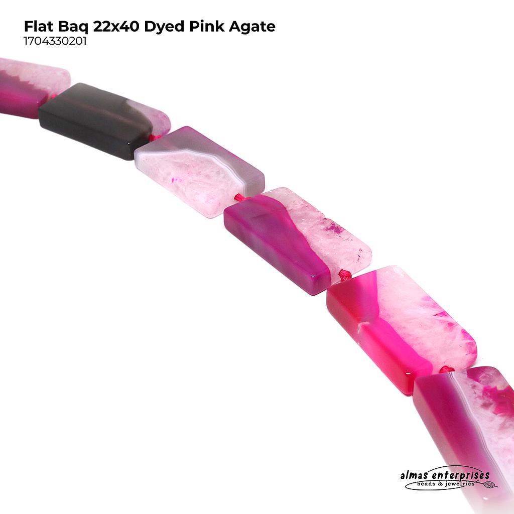 Flat Baq 22x40 D.Pink Agt