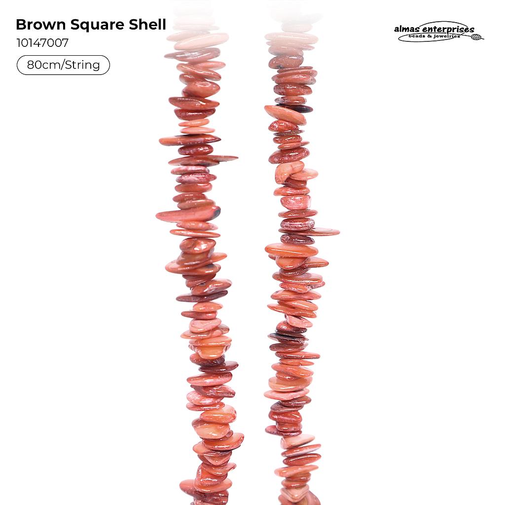 BROWN SQ SHELL