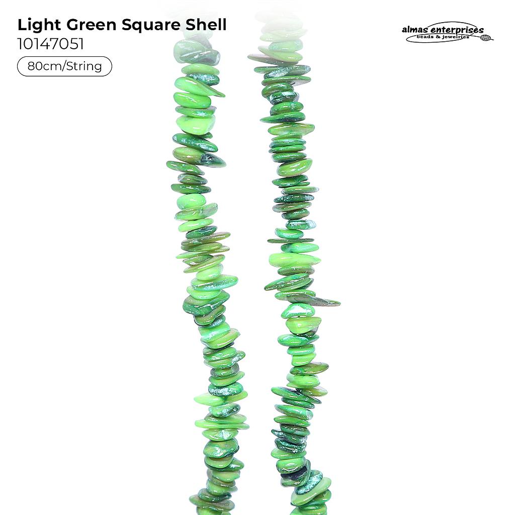 LT GREEN SQ SHELL