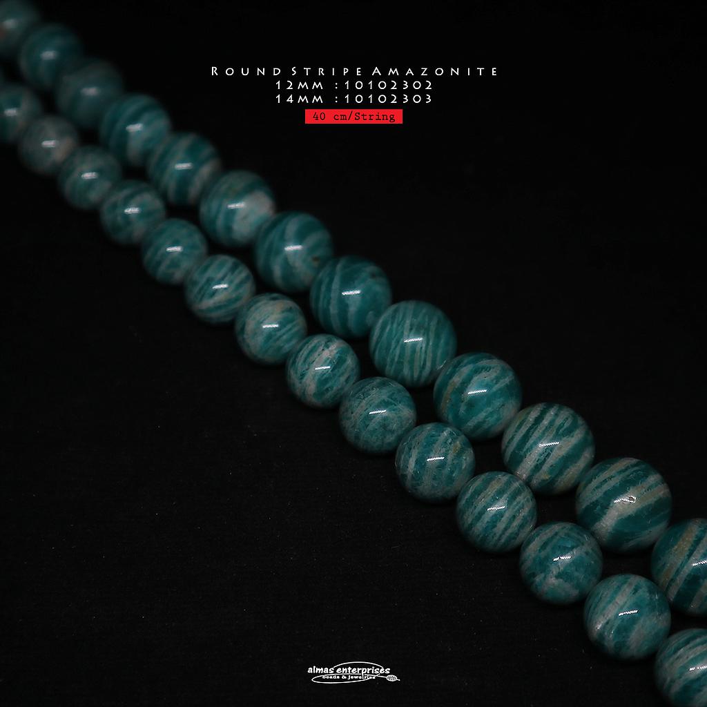 Round Stripe Amazonite