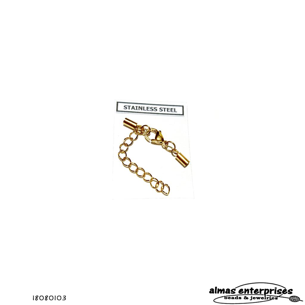 BK 60 3mm Tube Clasp /pair