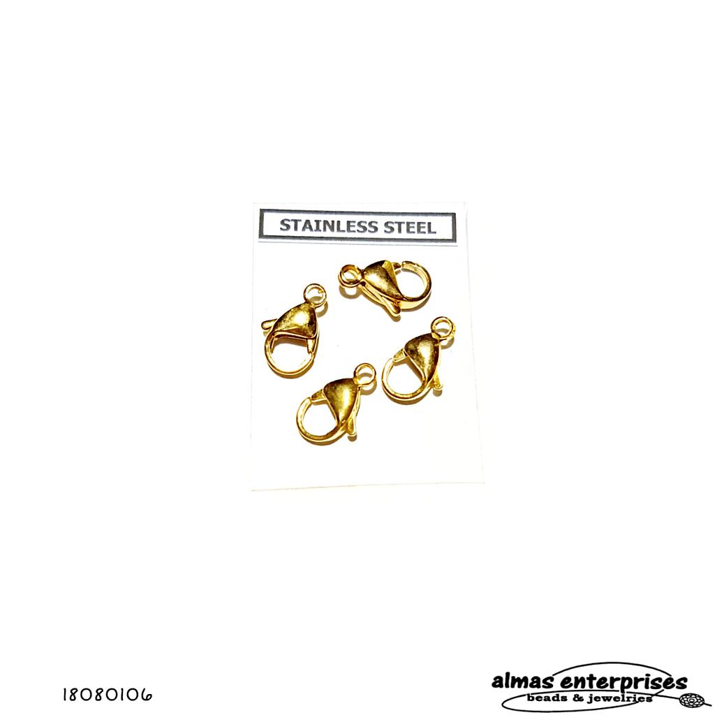 BK 06 15mm Lobster Claps /4pcs