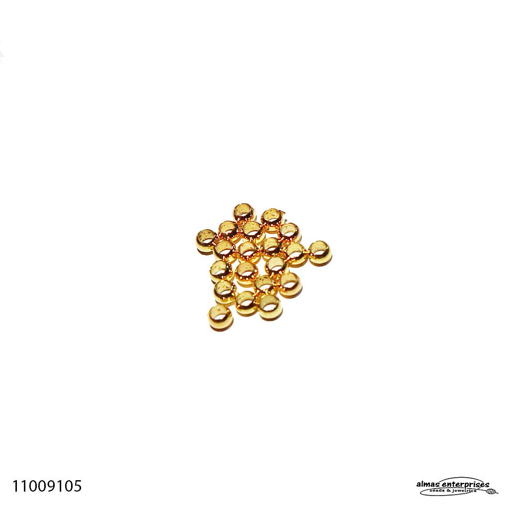 Big Round Crimp Beads/gross