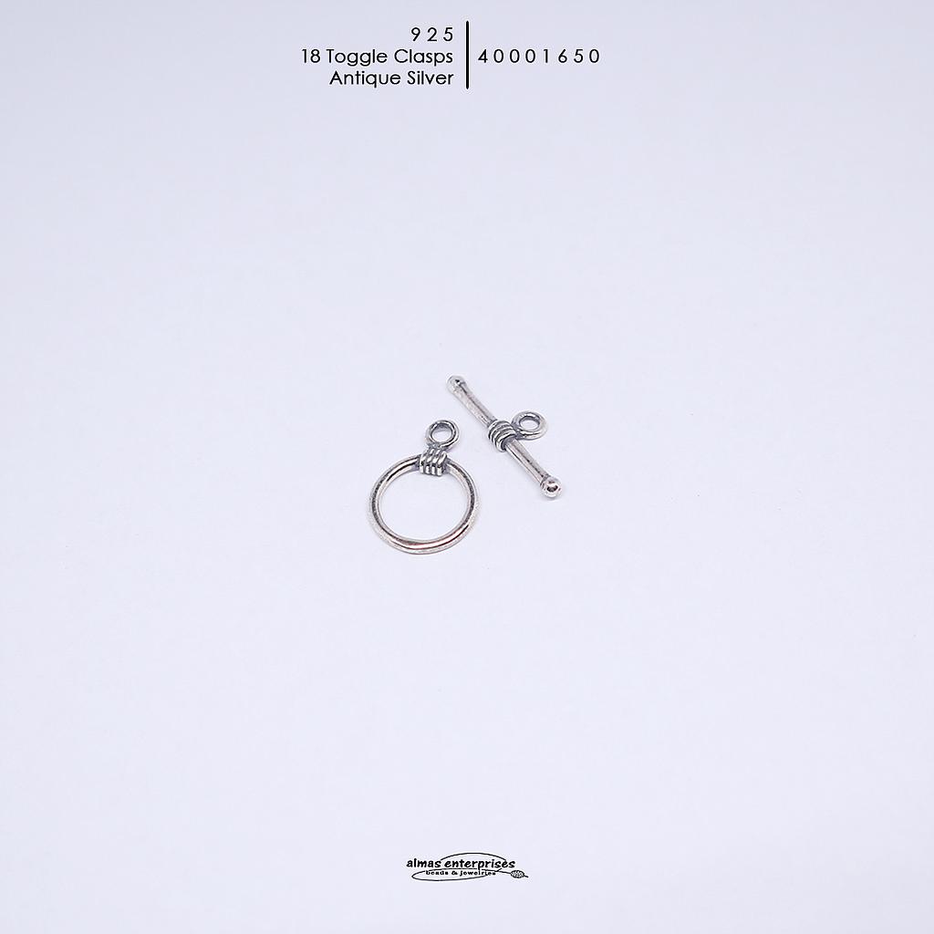 Toggle Clasps AS 925 18
