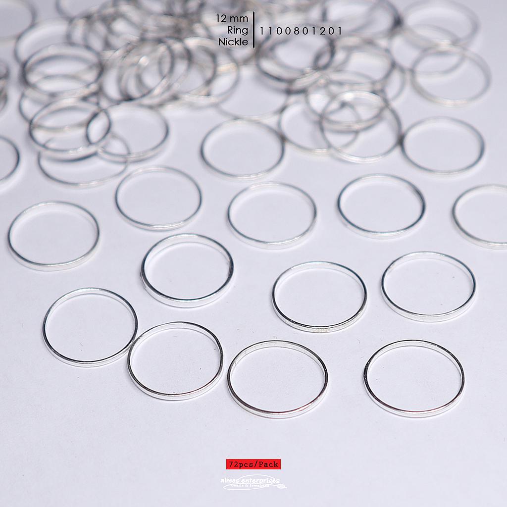 Silver NF 12mm Jump Rings