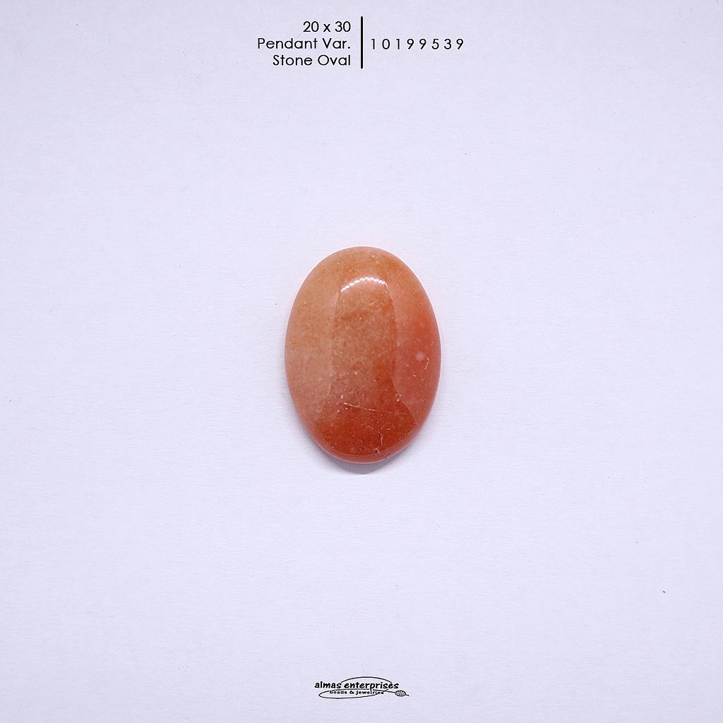 Oval 20x30Var.Stone Pendant 20
