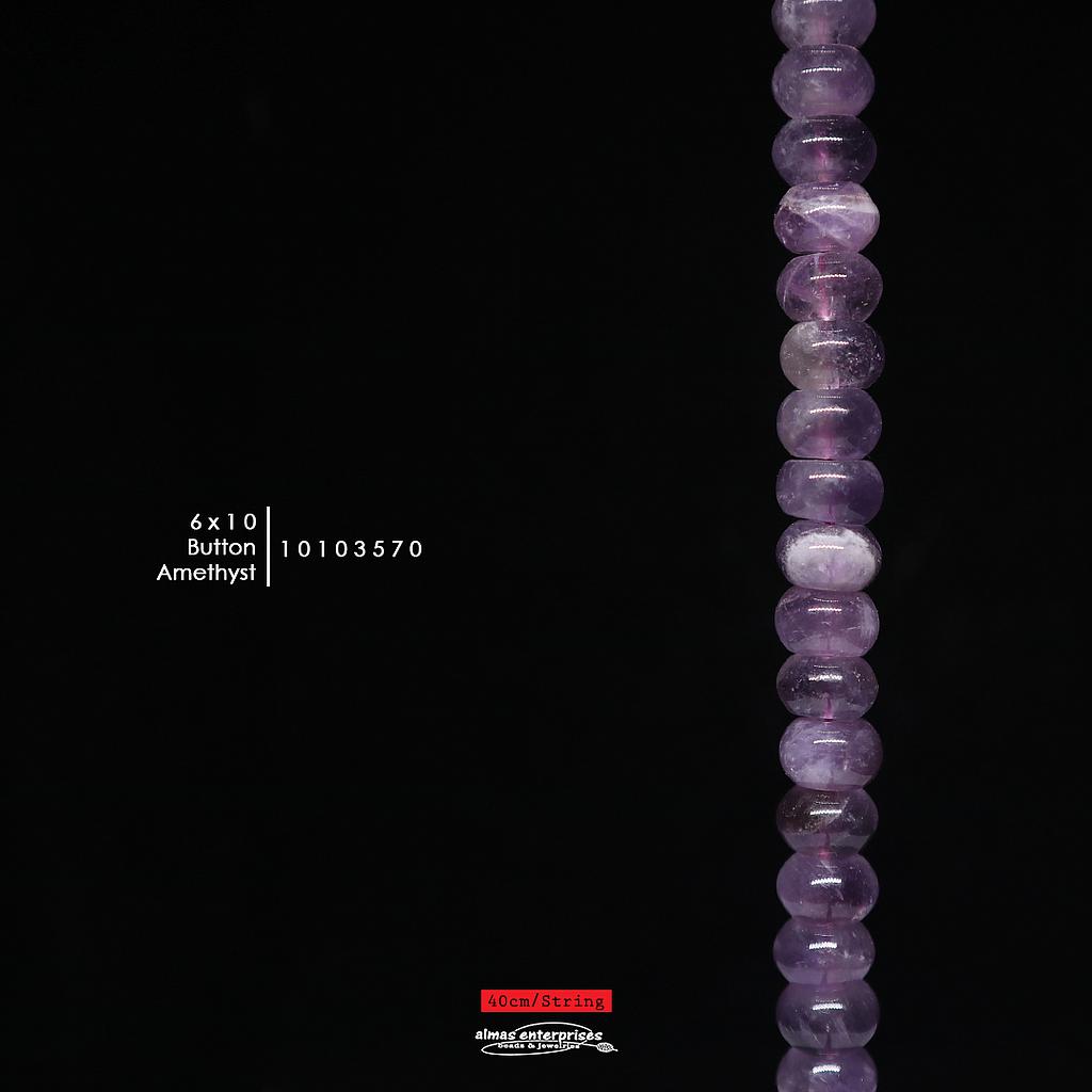 Button 6x10 Amethyst