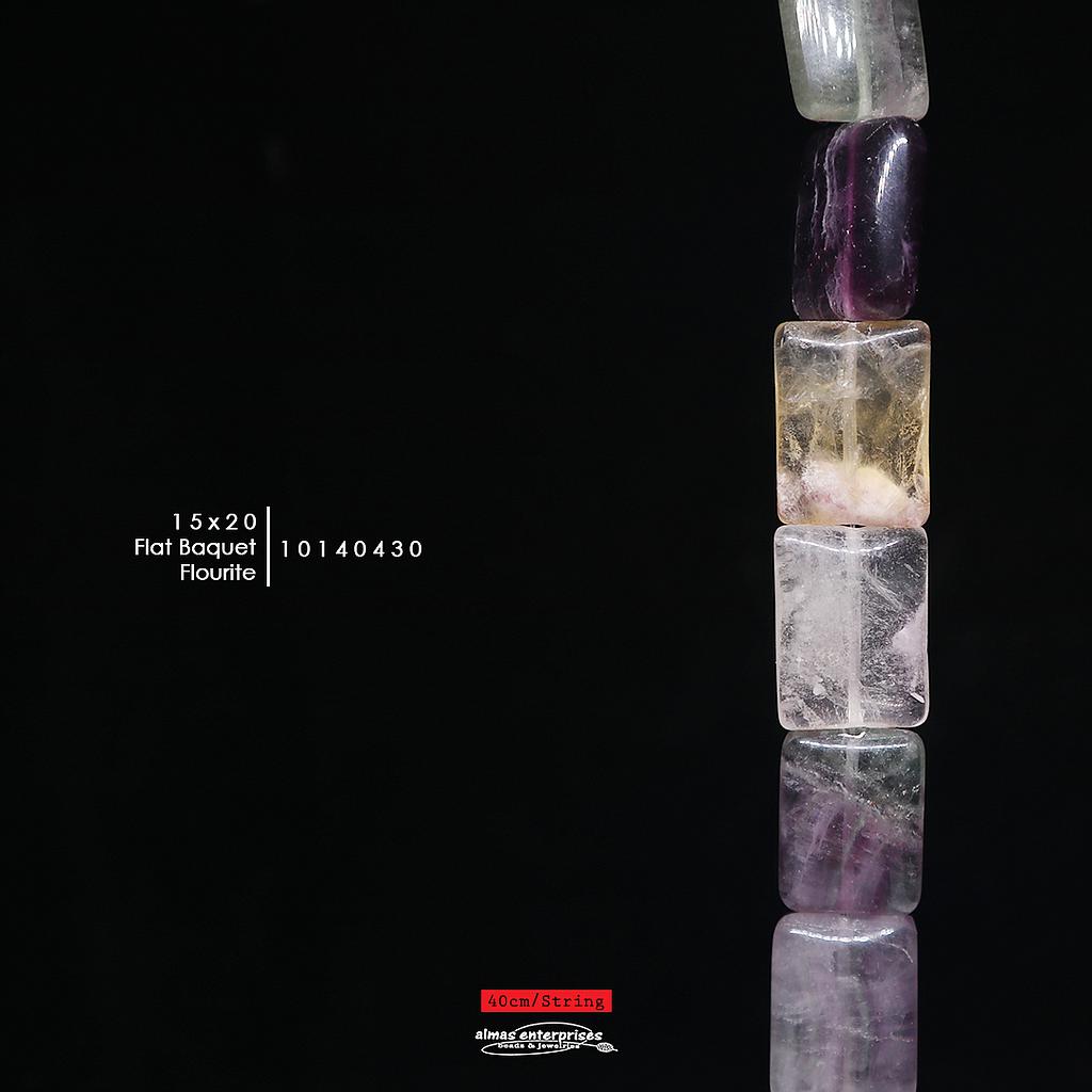 Flat Baq 15x20 Fluorite