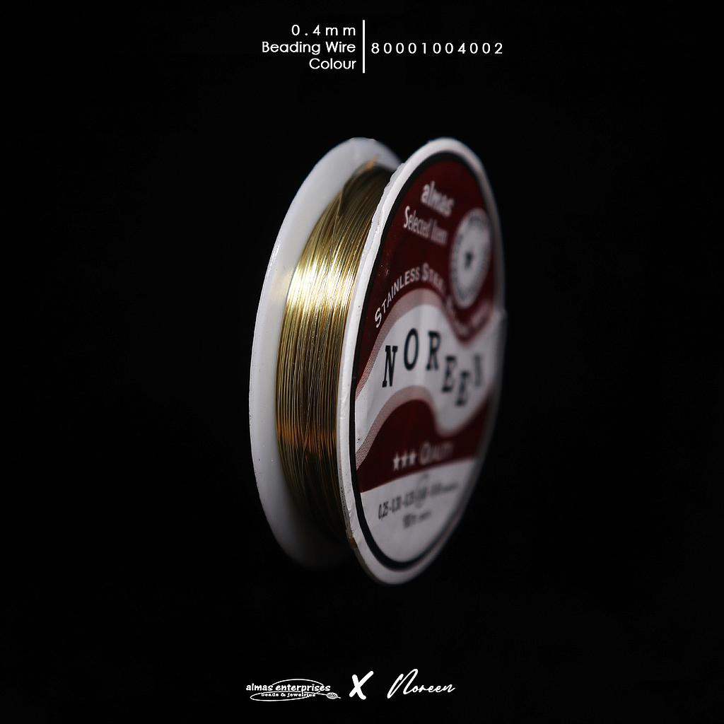 Col Gold 0.4 Beading Wire