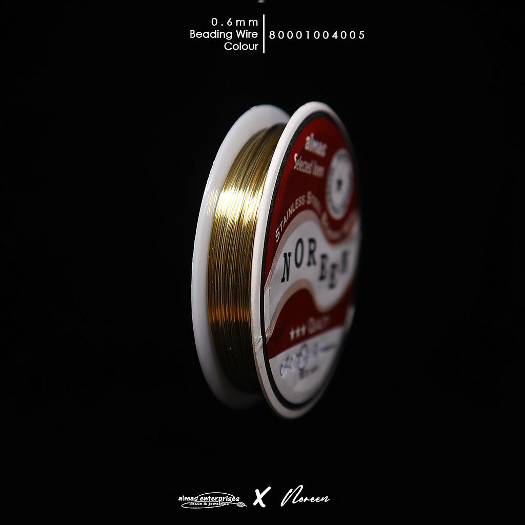 Col Gold 0.6 Beading Wire