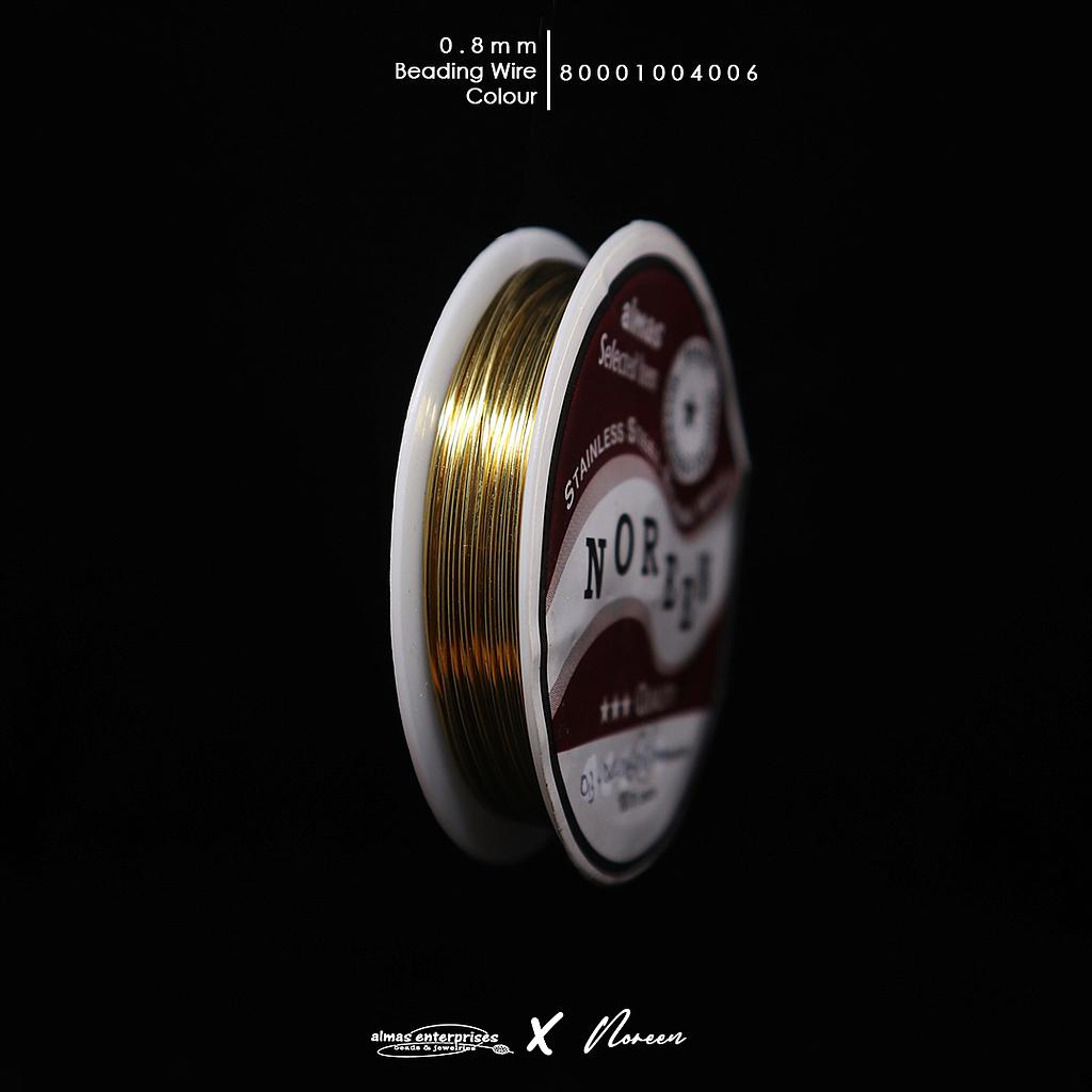 Col Gold 0.8 Beading Wire