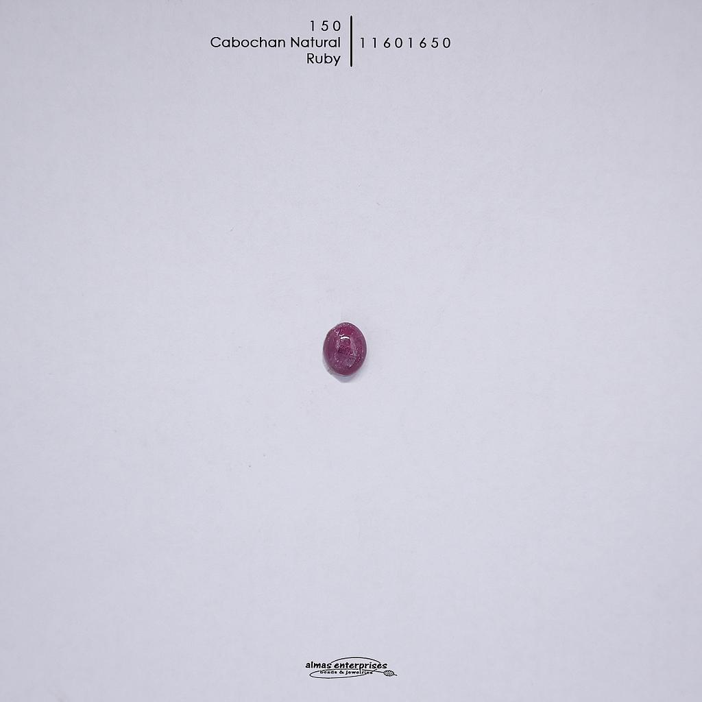 Cabochon Nat. Ruby