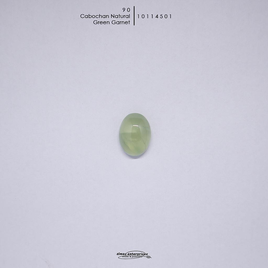 Cabochon Nat.Green Garnet