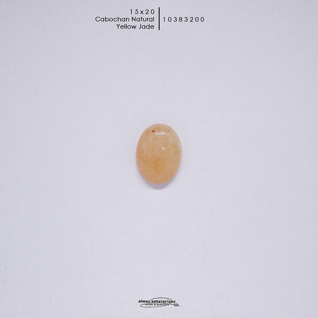 Cabochon Nat.Yellow Jade