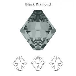 6328 6mm BLACKDIAMOND AB