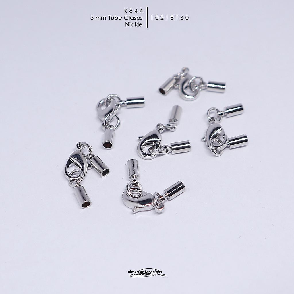 K884 3mm NC Tube Clasps/6