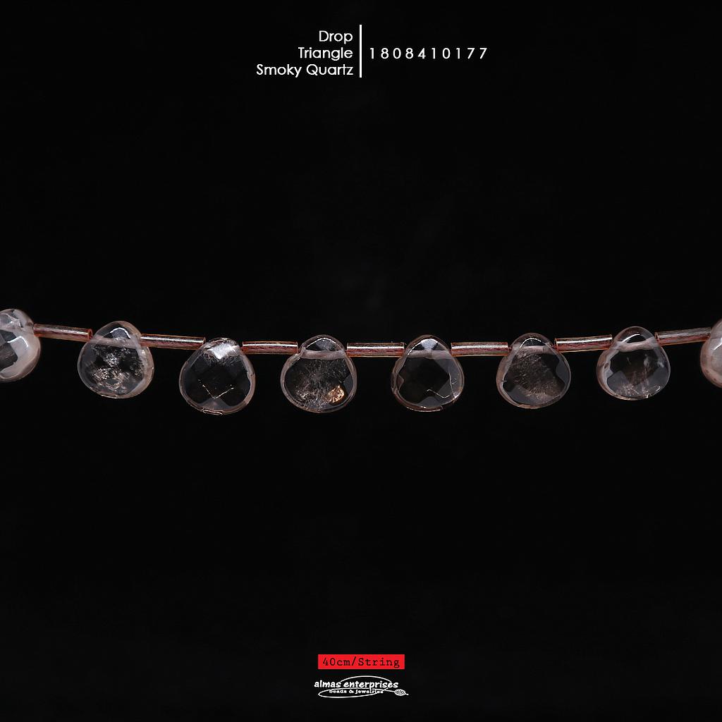 Drop Triangle Smoky Qz 50