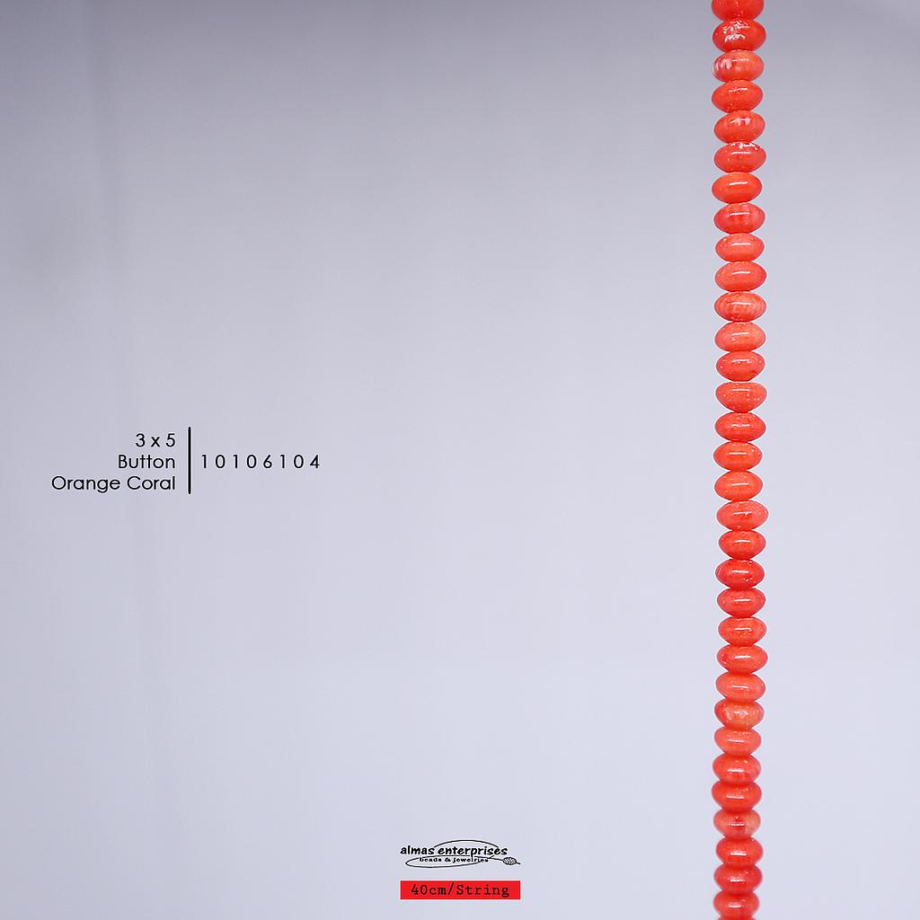 3x5 but orange coral