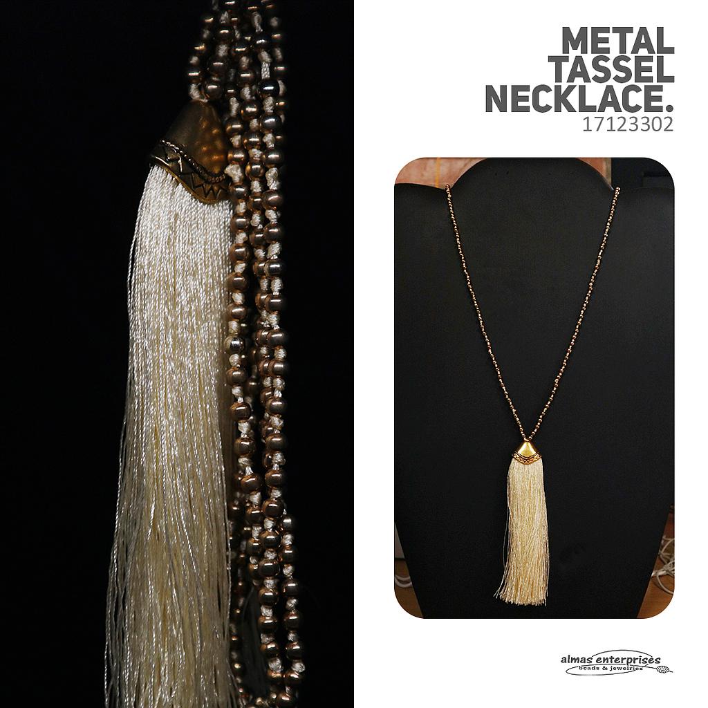 60cm Metal Tassel Necklace