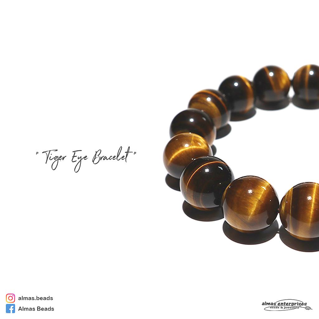 Round Tiger Eye Bracelet