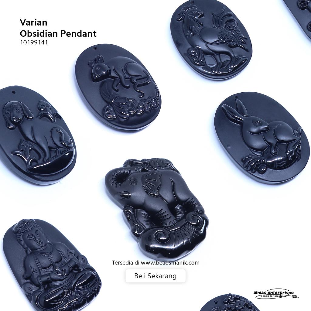  Various Obsidian Pendant 95