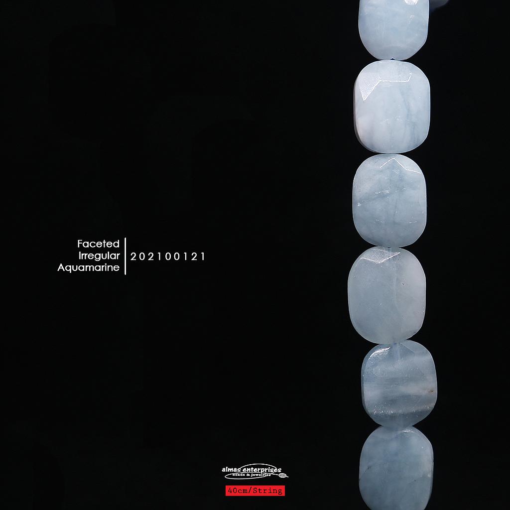 Fac Irregular Aquamarine