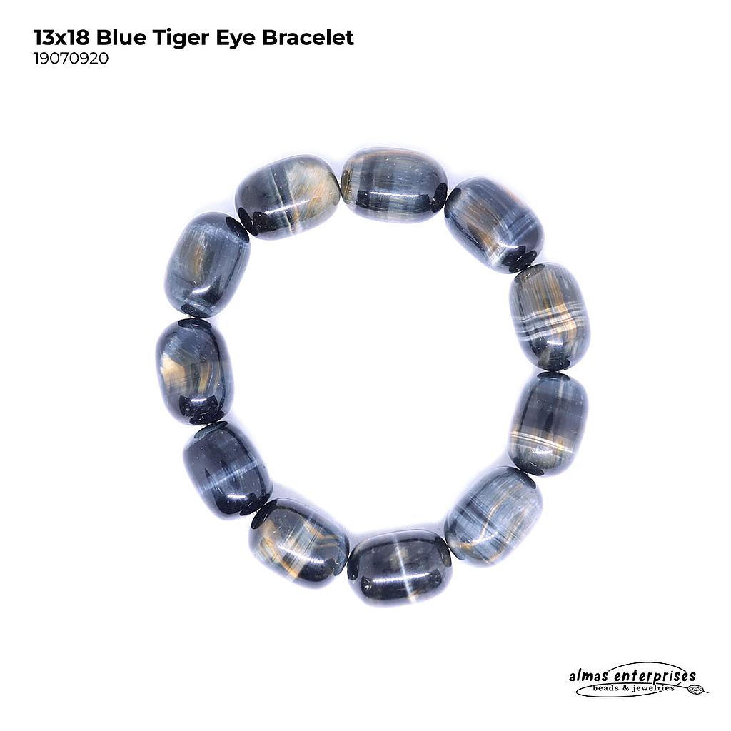 13x18 Blue Tiger Eye Bracelet