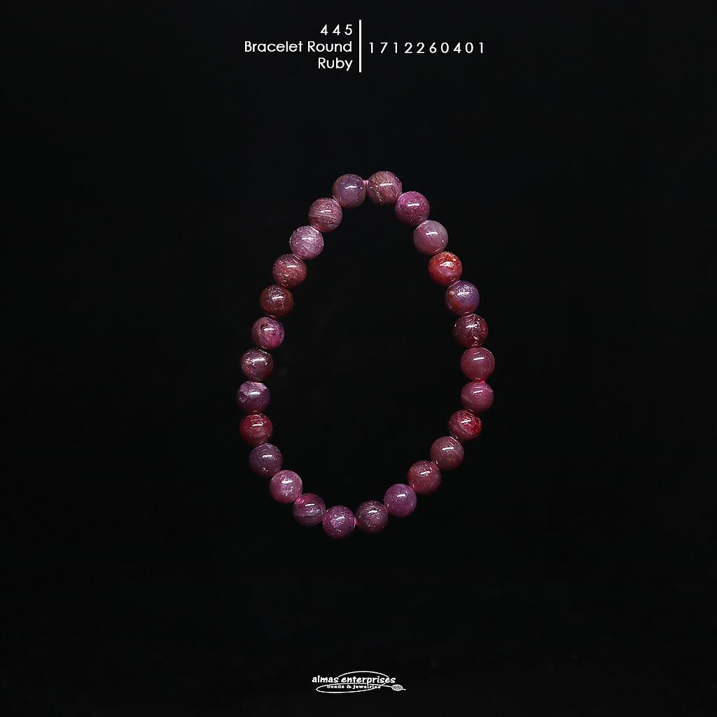 Rd Ruby Bracelet 445