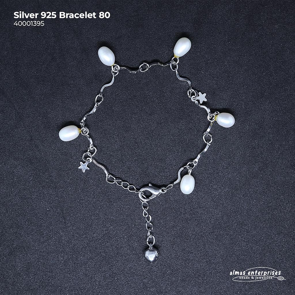 Stainless Pearl Bracelet