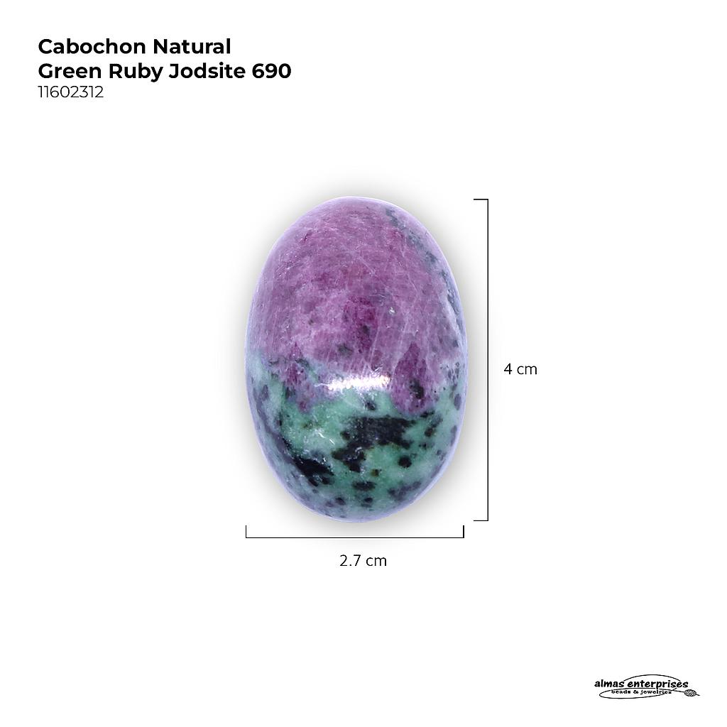 Cab Nat.Green Ruby Zoisite 690