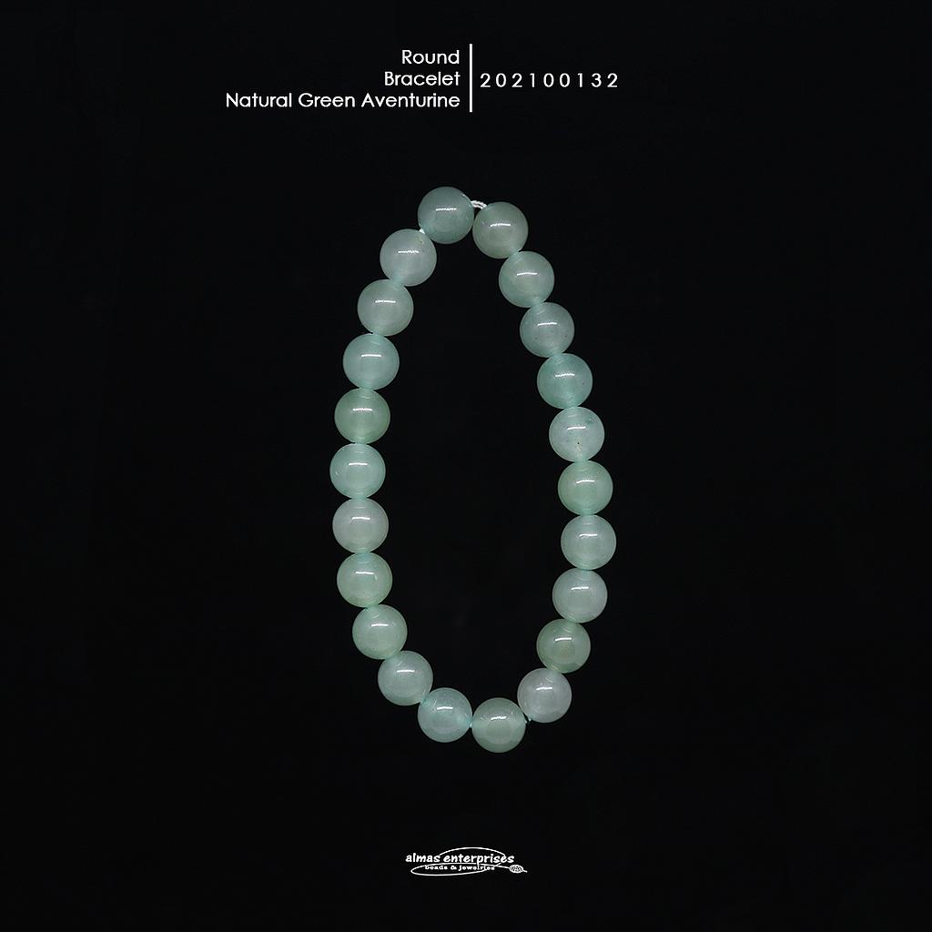 Bracelet Rd Nat.Green Aventurine