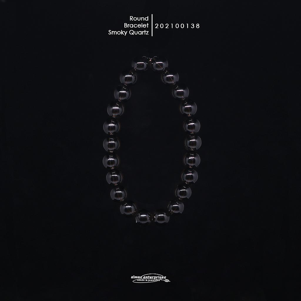 Bracelet Rd Smoky Qz