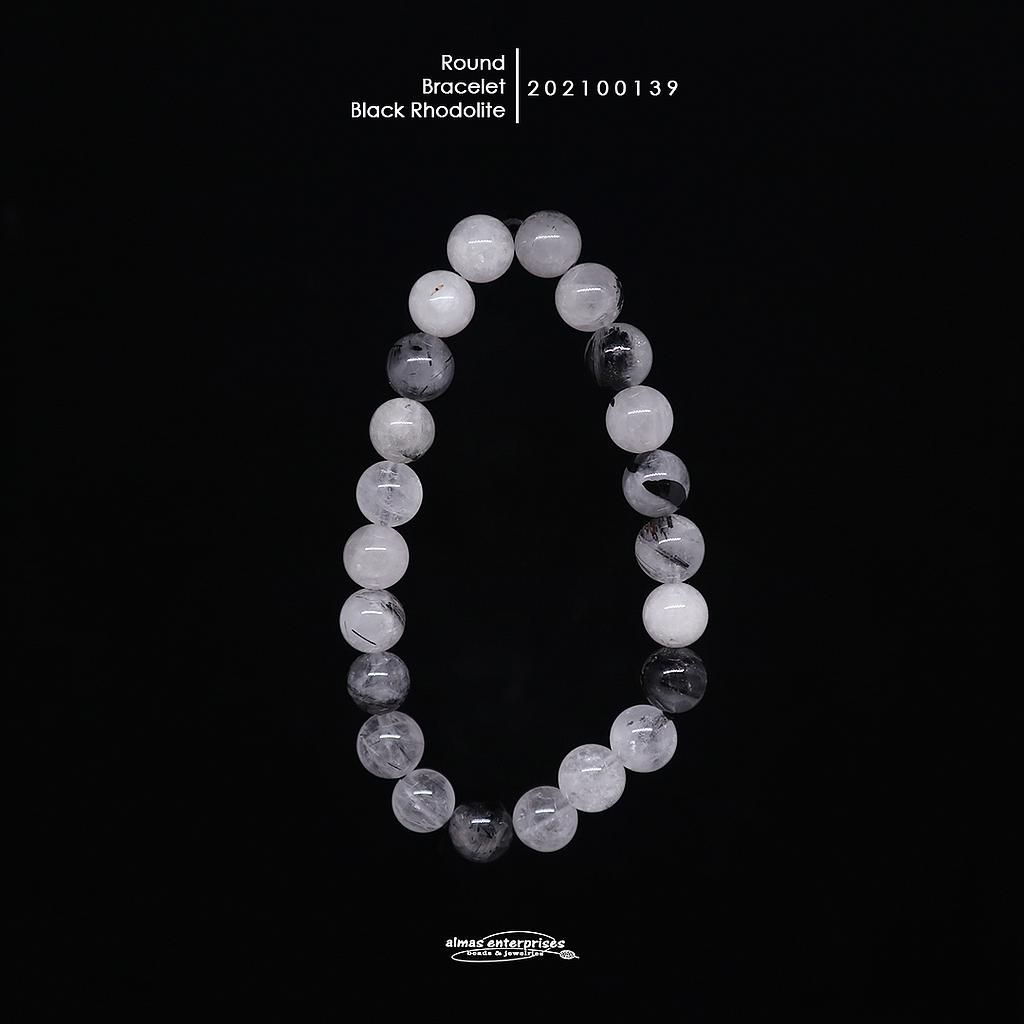 Bracelet Rd Black Rhodolite