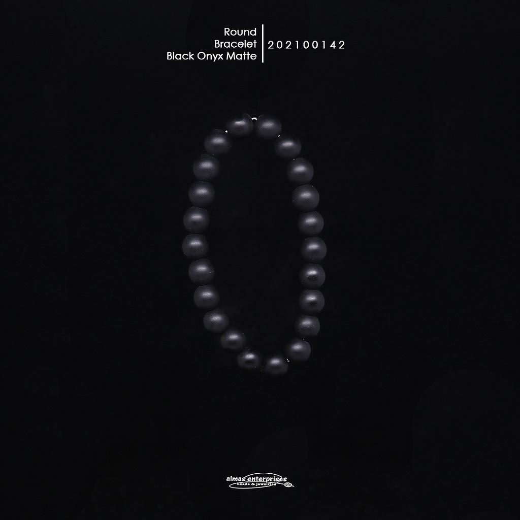 Bracelet Rd Matte Black Onyx