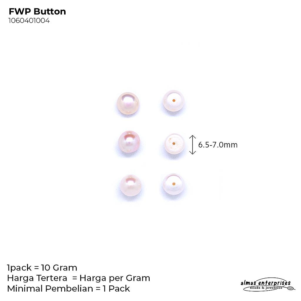 FWP BUTTON 6.5-7.0 WHITE