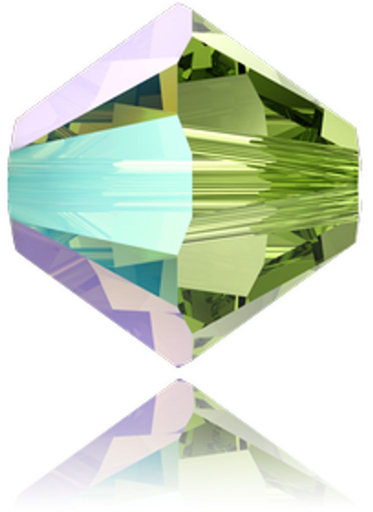 5328 6mm PERIDOT SHIMMER