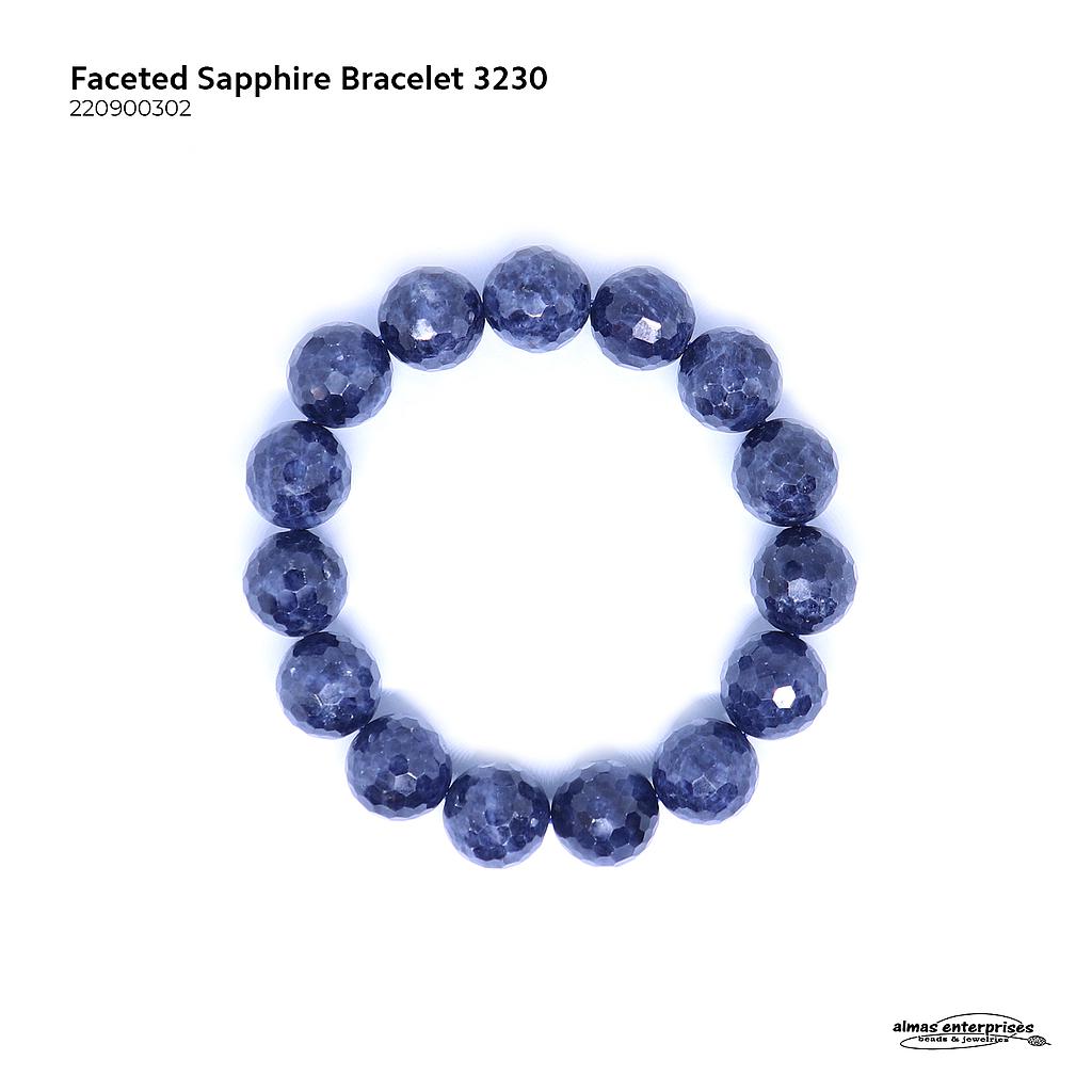 Fac Rd Sapphire Bracelet 3230