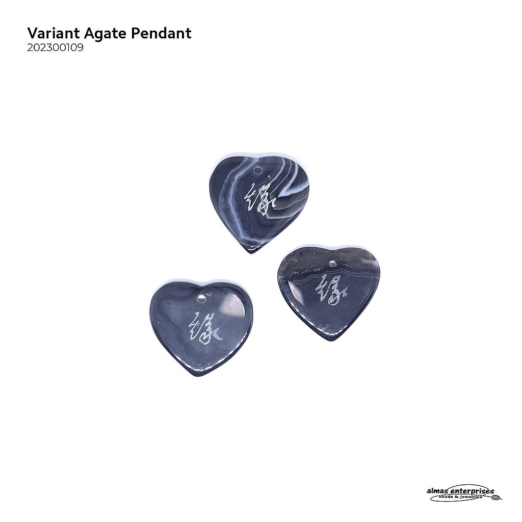 Var.Agate Pendant