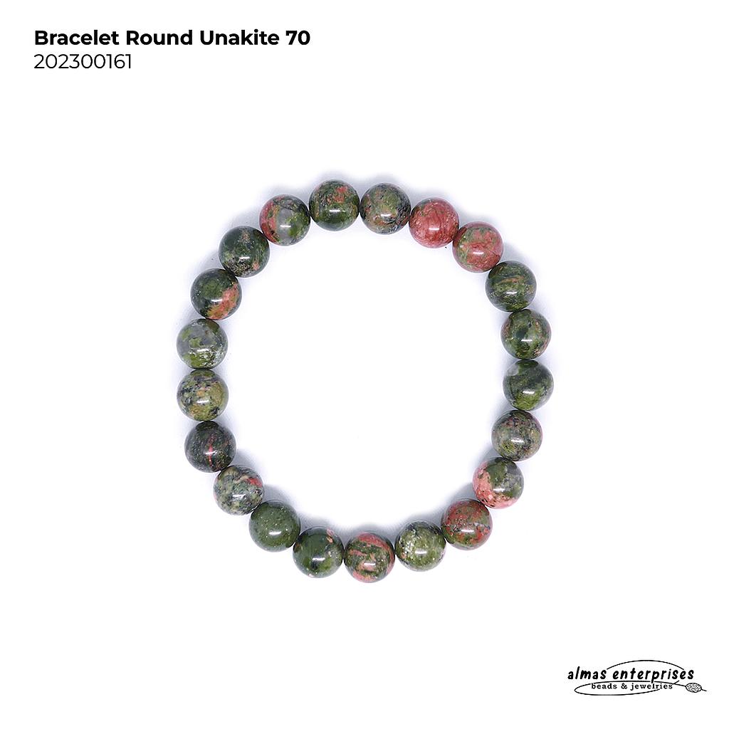 Round Unakite Bracelet