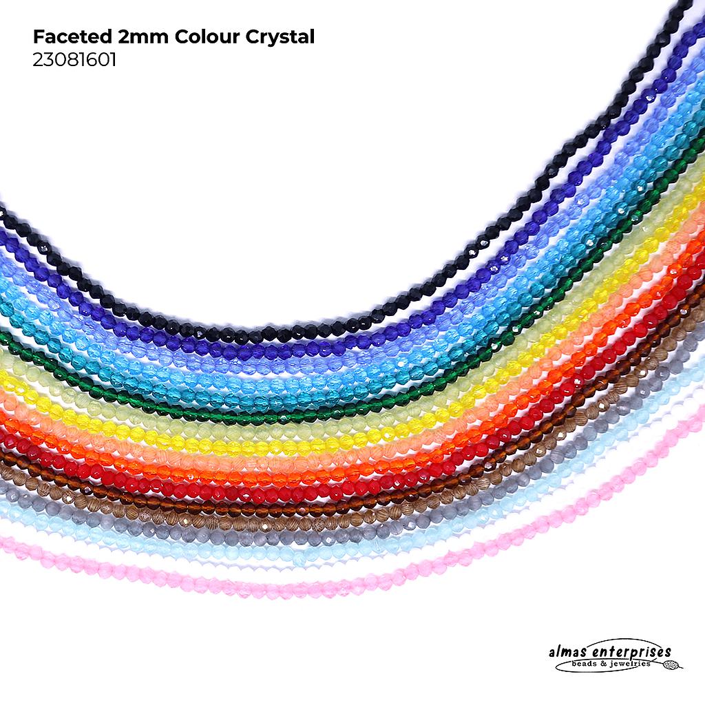 Fac 2mm Col.Crystal