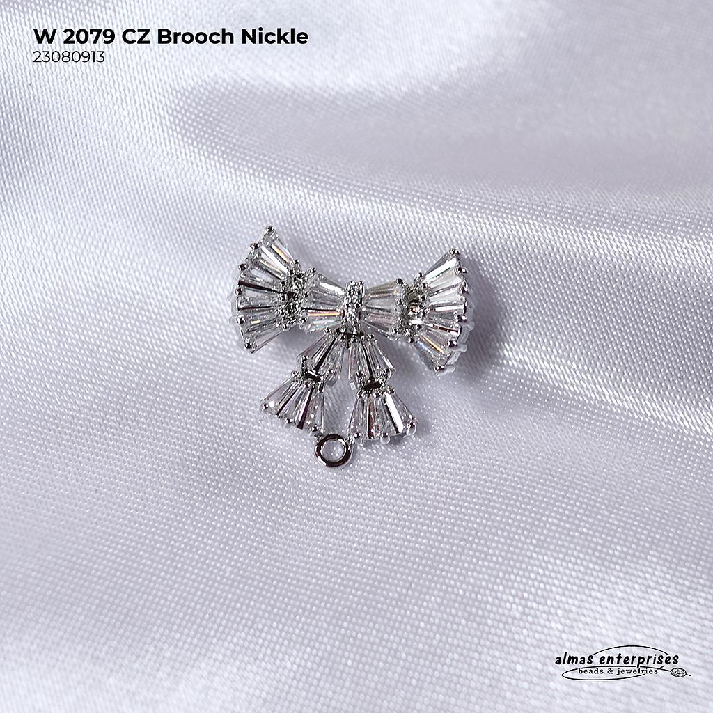 W 2079 CZ Brooch