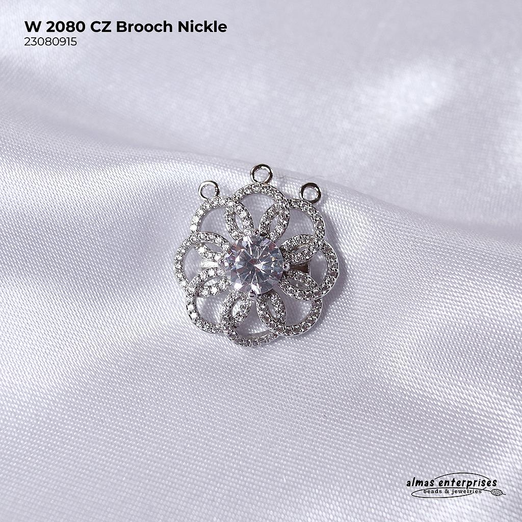 W 2080 CZ Brooch